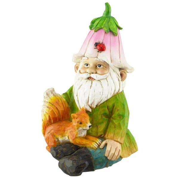 Pipers Pit Statuary Gnome with Squirrel Planter PI3179290